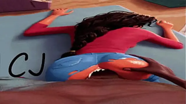 Rio Morales from Spider man gets fucked in the ass by a Black man