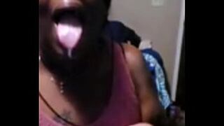 Sucking daddy's load all night long