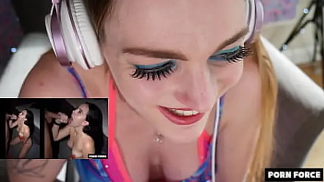 Carly Rae Summers Reacts to ROUGH POWER FUCK MAKES HER BRAIN MELT - PF Porn Reactions Ep IV