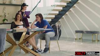 Alex Coal tutors Sophia Burns on advanced fucking techniques