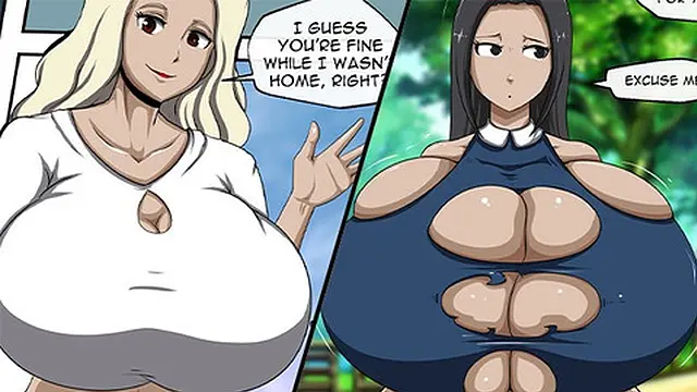 Daily life of Lynn and Beth - Natural breast growth