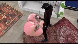 Slammin' Pipe Frenzy with Juicy Vaginas