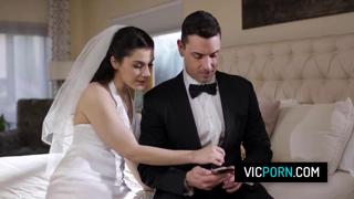 Valentina Nappi's hot Italian butt🍑 gets ravaged on her wedding night, anal👌 style