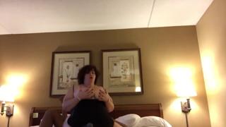 Fat babe squeezes massive cock🌭, loud moans as older lady climaxes from brutal BBC ride!