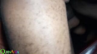 Pretty caliente ebony enjoying intense intimacy