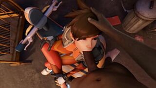 Wet 'n Wild Overwatch Whores F**k Hard in SFM Orgy