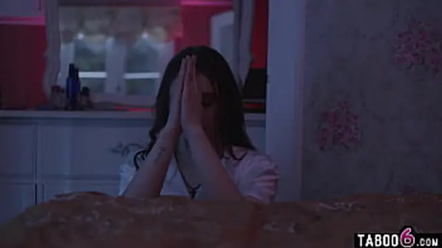 Priest fucks curious virgin teen Penelope Kay in her ass