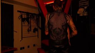 Madness in a crimson lair, brutal romp unleashing torrents of gushing ecstasy