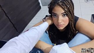 Internal creampie for my fresh 18-year-old stepsibling's colossal booty\