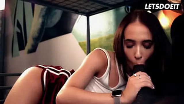 Sweet young thing gets slammed by BBC while sharing a hostel room - Wild Getaway