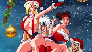 Ino and Tenten had intense sex at the Christmas party