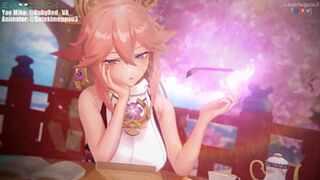 Yae Miko's Intimate Sakura Symphony 🔥