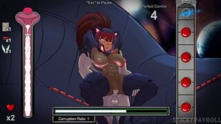 Blue Haired Asian Utilizes Big Ass🍑 for Intense Orgasm💦 at SpunkStock: [PornPlay Hentai Game] Part 2