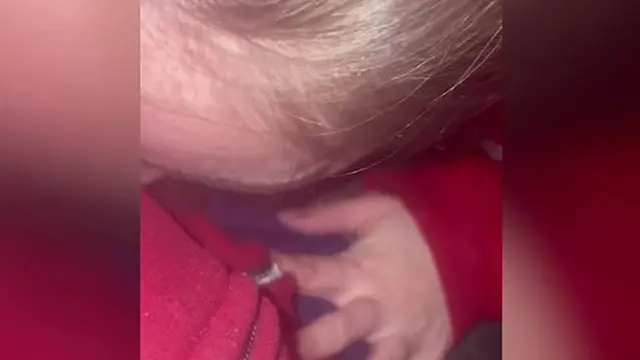 Thick thighs fucked deep with strapon and big black cock🍆