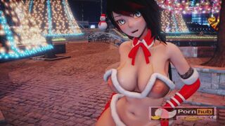 Mmm Sweet, sultry seduction in Santa-inspired saucy splendor