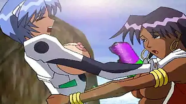 Rei Ayanami meets Nadia in a gravity-themed seduction