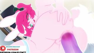 Throbbing Rabbit Beauty Mildly Resists Intense Anal👌 Ecstasy 4K - Seductive Anime