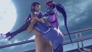 Just a widow's fiery rooftop seduction, backdoor entrance to forbidden pleasures