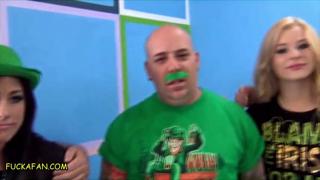 Slamming cocksucker stoked for Irish shag fest with white bitches & hot jizz juice on St Paddy's Day