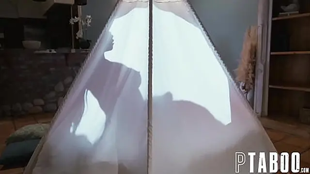 milf Unaware as Lily Fuckstep hunk Ken in Tent!