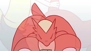 Blaziken and Braixen private training