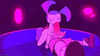 Raw teenage robot sex with Jenny Xj9's juicy anime booty in explicit hardcore parody
