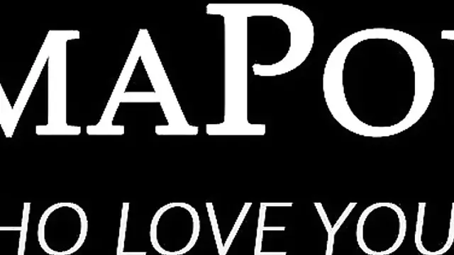 Curvy mature hottie gives younger guy long sloppy blowjob