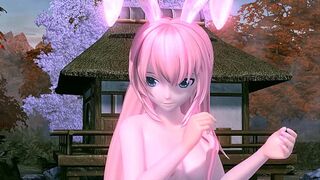 Megurine Luka Single Red leaf Project diva Nude Mod Full Nude