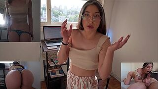 I wet my stepsister's pants and we end up naked in the room