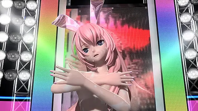 Megurine Luka Voc@loid in Love Project diva Nude Mod Full Nude Bunny costume
