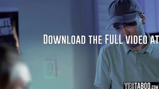 Big dick horny nerd finds a way to fuck his petite teen classmate