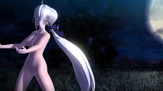 Kagamine Rin, Meiko & Haku Knife Project diva Nude Mod Full Nude