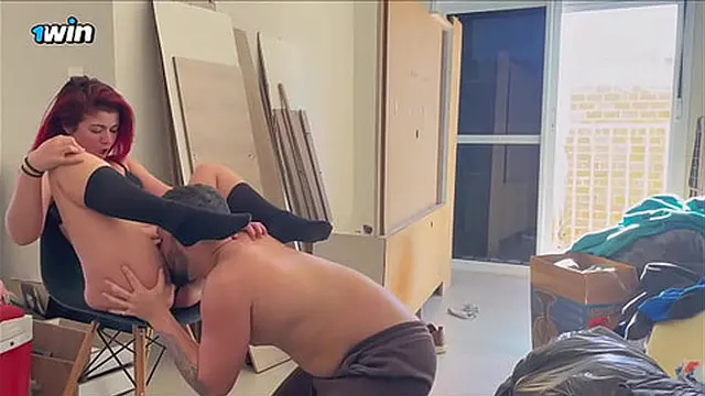 Redhead Sucks Creamy Load Deep Inside