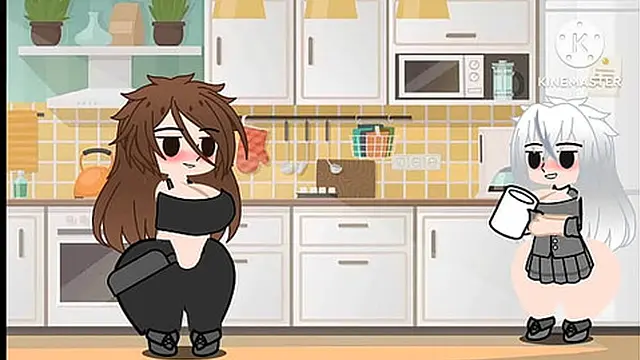 First cumshot of the month (Gacha Club) 18