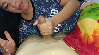 Stunning stepmom lures husband away to pleasure my shaft