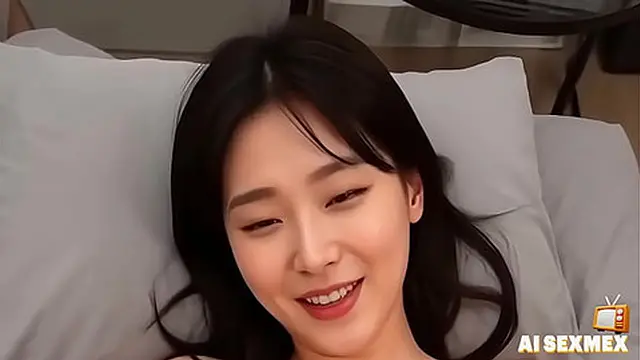 Korean girl masturbating at home ¦ Orgasm💦 girl teasing her big ass🍑 and pussy🌮️ ¦ Virtual Sex [AI generated]
