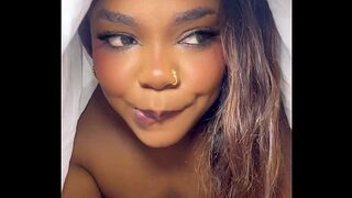 Ebony stepmom caught stepson masturbating while ding to be a sex doll
