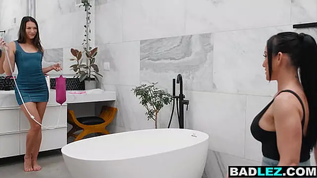 Petite MILF satisfies fantasy with big tits and curvy lover