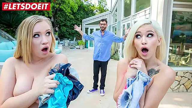 LETSDOEIT - Guy Gets Fucked By Bailey Brooke And Kiara Cole