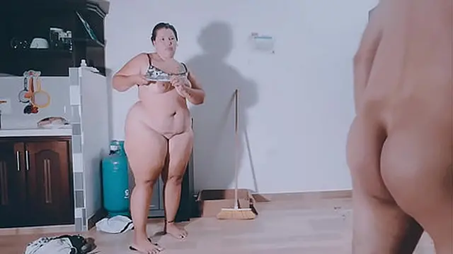 Boss fucks his big ass employee and gives her milk on her tits