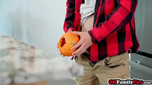 Pull your big hard dick out of pumpkin boyfriend and put it in my wet pussy