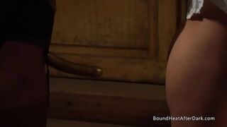 Bent Over Big Ass Lesbian Slaves Takes Strapon And Orgasms