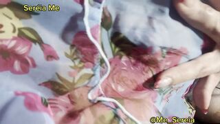 Mermaid Me trying on lingerie try on haul lingerie and showing off her big tits and big ass