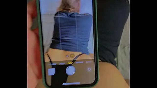 Hot Latina brunette screams in delight as she finishes with a powerful cumshot on her large rear