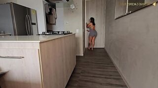 Big ass Latina BBW fucks her personal trainer - Emily Fox & Dani Clark