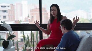 Young Latina MILF with a big ass fucks her husband as an anniversary surprise