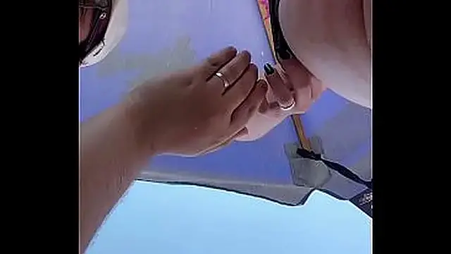 Hot Latina babe shakes big ass on the beach