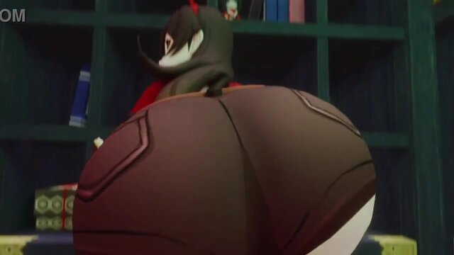 Massive-Assed Amber Gets Her Behind Drilled