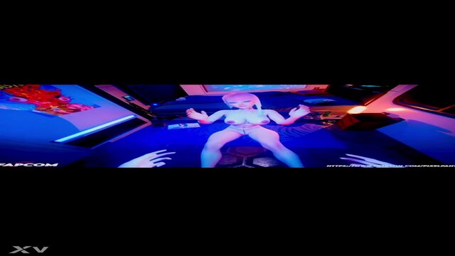 Solo giant-titted chick enjoys 3D HQ POV breast expansion