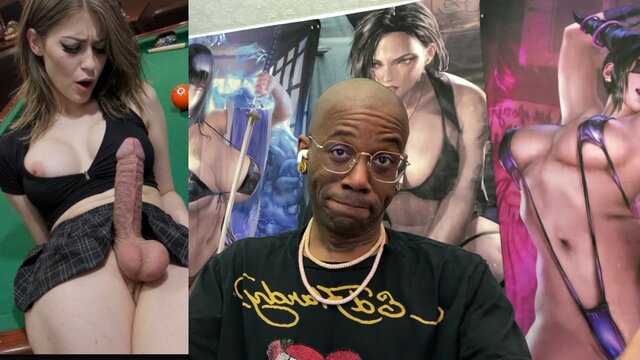 Trans girl getting rock-hard for you